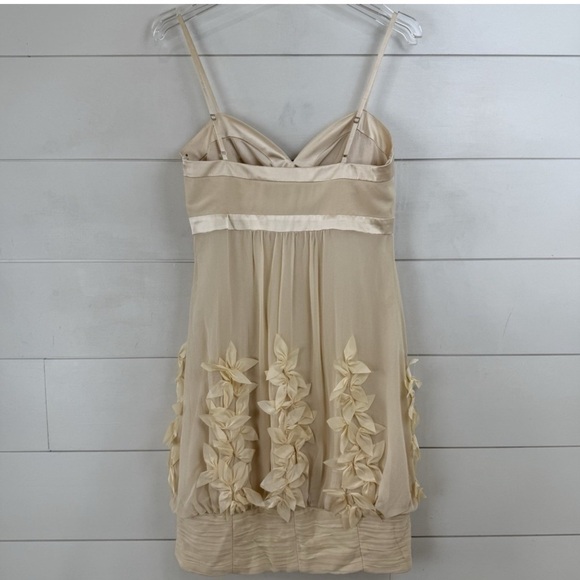 Sue Wong 100% Silk Vintage Elegant Flower Detail Dress - Picture 6 of 11